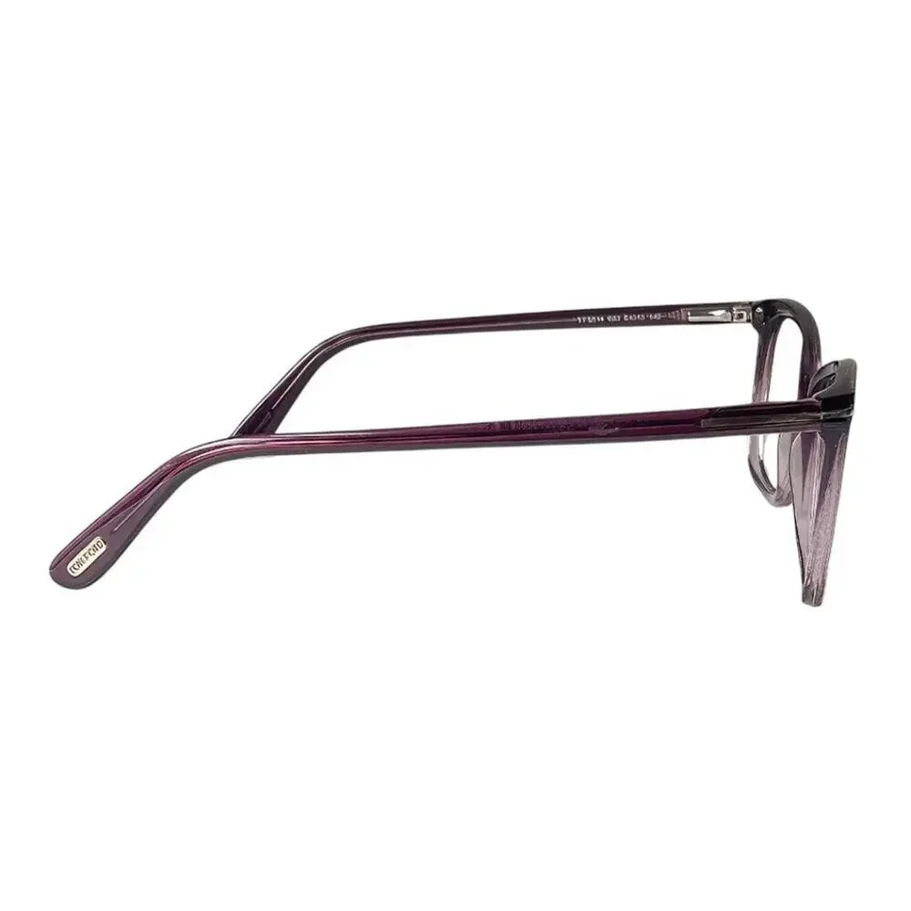 Tom Ford Thin Butterfly Optical Violet Acetate Eye Glass Frame No Lens w/Case